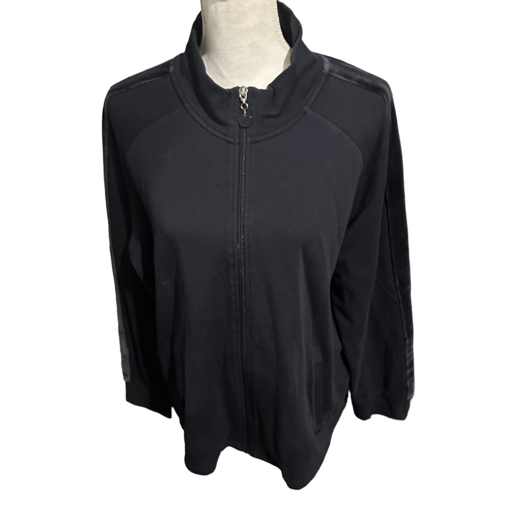 Talbots Full Zip Navy Blue Activewear Jacket